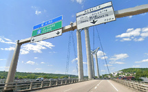 RN1338 : levées du pont Flaubert à Rouen pour la Solitaire du Figaro