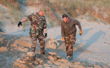 Nouvelles opérations de déminage sur des plages de Normandie 