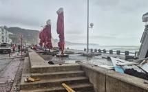 Tempête Goretti en Seine-Maritime : de gros dégâts à Fécamp et Étretat