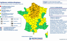 Pluie-inondation : la Haute-Normandie et 25 autres départements, placés en vigilance orange