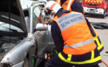 Rouen : le véhicule percute un premier arbre et s'encastre dans un second. Un blessé grave