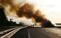 RN154 dans l’Eure : circulation rétablie après l’incendie d’un poids lourd chargé de paille