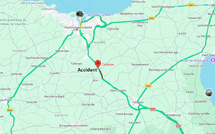 Poids lourd renversé : la RN13 coupée vers Cherbourg pendant plusieurs heures