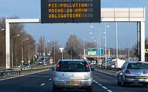Pollution à l'ozone : circulation différenciée et vitesse réduite en Île-de-France