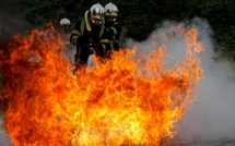 Seine-Maritime : un véhicule en feu enflamme la végétation  à Saint-Jouin-Bruneval