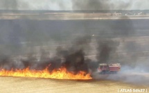 Deux feux de récolte brûlent 28 hectares dans l’Eure : 130 sapeurs-pompiers engagés