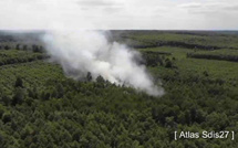 Eure : 2 hectares de sous-bois détruit par un incendie dans la forêt de Bord