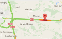 #InfoRoute. Un camion-citerne accidenté sur la RN13 entre Pacy-sur-Eure et Évreux 