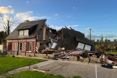 Orages du 23 octobre 2022 dans l'Eure (Photo © Sdis27)