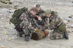 Opération de déminage à Cauville-sur-Mer