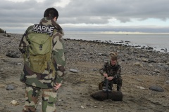 Opération de déminage à Cauville-sur-Mer