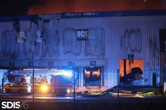 Incendie sur le site Bolloré à Grand-Couronne