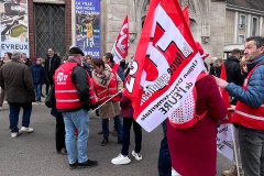 Manifestation contre la réforme des retraites à Evreux le 11 février 2023
