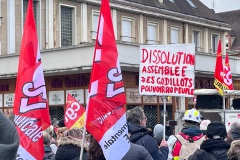 Manifestation contre la réforme des retraites à Evreux le 11 février 2023