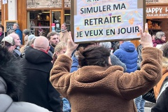 Manifestation contre la réforme des retraites à Evreux le 11 février 2023