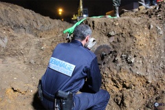 Déminage d'une bombe de 500 kg à Mantes-la-Jolie