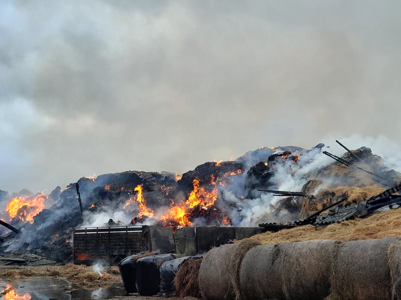 Incendie à Saint-Saire