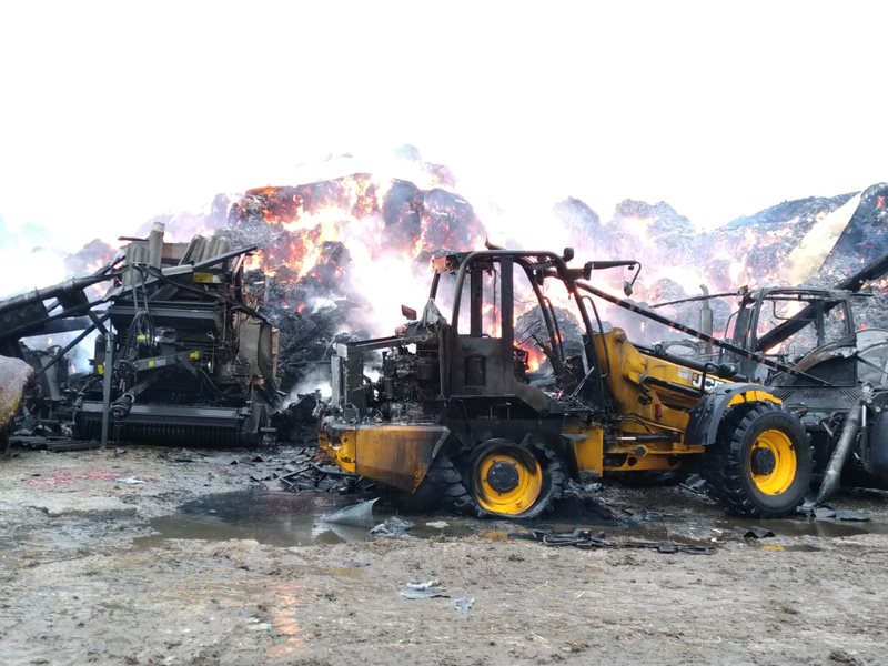 Incendie à Saint-Saire