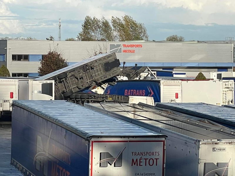 Orages du 23 octobre 2022 dans l'Eure (Photo © Sdis27)