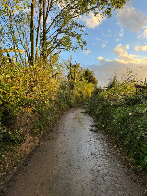 Orages du 23 octobre 2022 dans l'Eure (Photo © Sdis27)