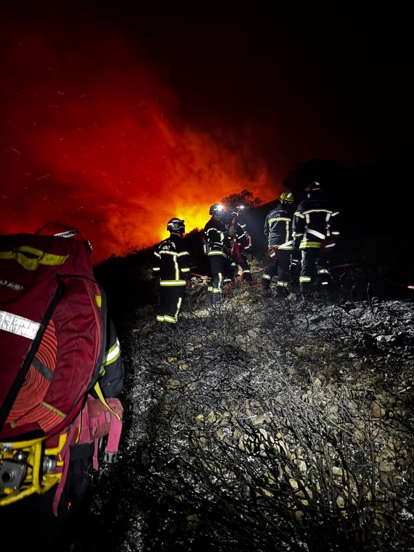 Intégrés à la colonne Normandie, 24 sapeurs-pompiers de l'Eure  en renfort dans le Sud de la France 
