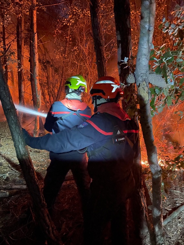 Intégrés à la colonne Normandie, 24 sapeurs-pompiers de l'Eure  en renfort dans le Sud de la France 